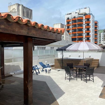 Cobertura Guaruja Apto Com Jacuzzi E Churrasqueira Zewnętrze zdjęcie