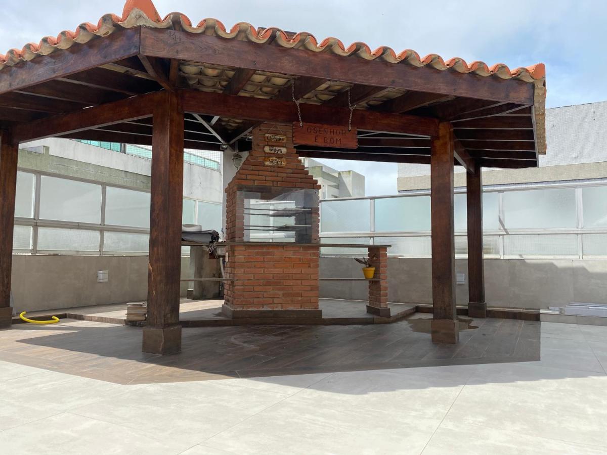 Cobertura Guaruja Apto Com Jacuzzi E Churrasqueira Zewnętrze zdjęcie