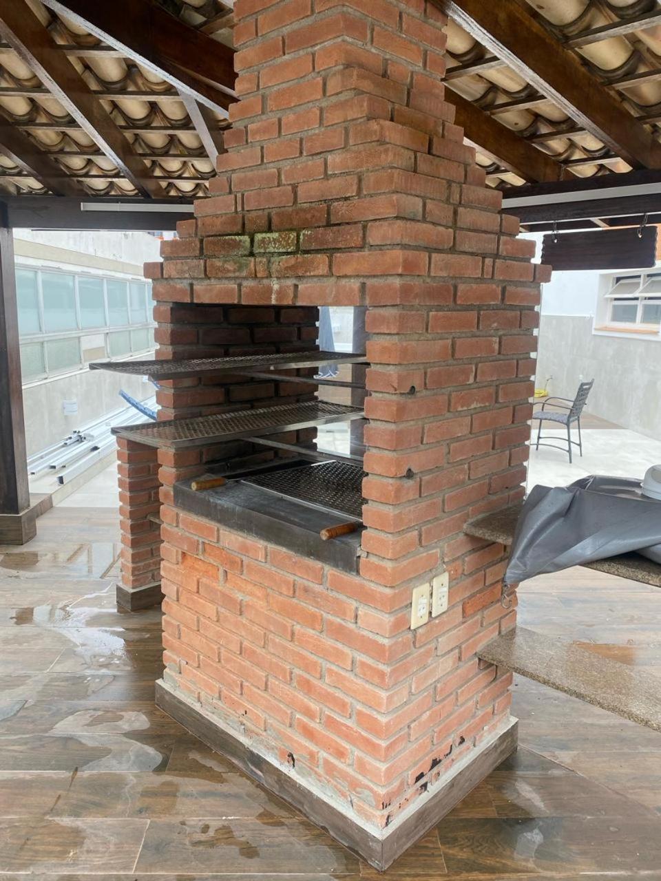 Cobertura Guaruja Apto Com Jacuzzi E Churrasqueira Zewnętrze zdjęcie